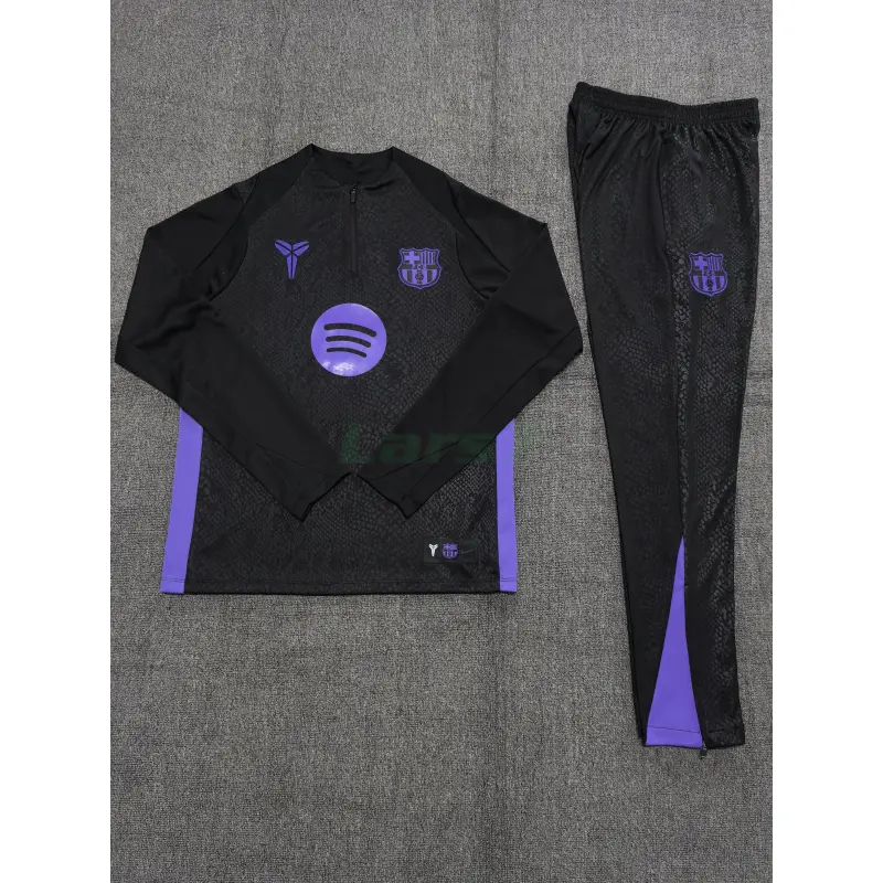 Sudadera De Entrenamiento Barcelona x Kobe Bryant 2025/2026 Niño Kit Negro