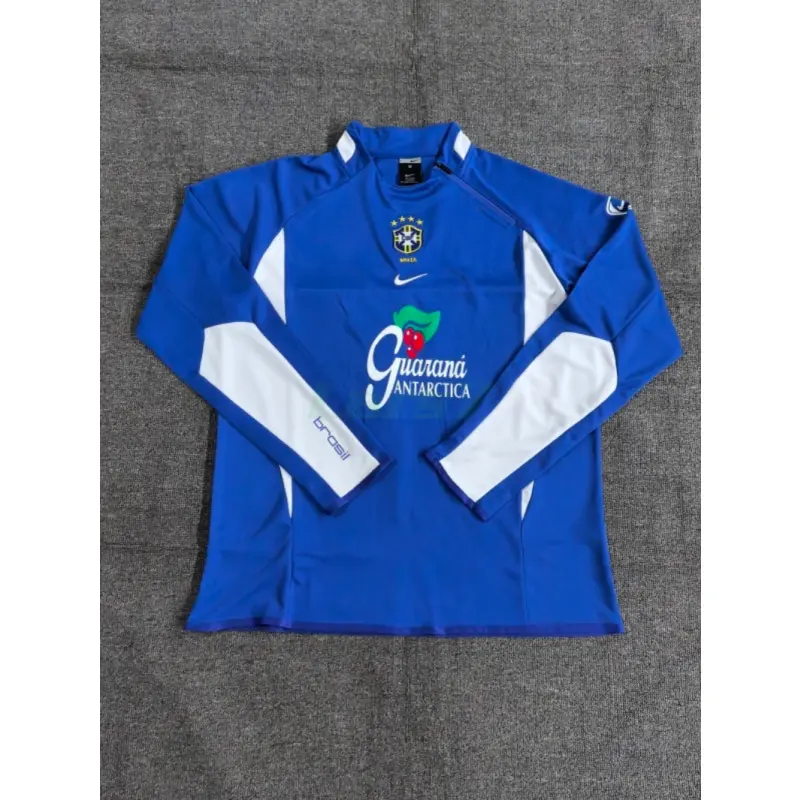 Sudadera De Entrenamiento Brasil Retro 2002 Azul Real