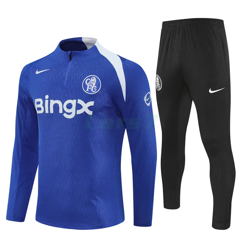 Sudadera De Entrenamiento Chelsea 2025/2026 Kit Azul Real (EDICIÓN JUGADOR)