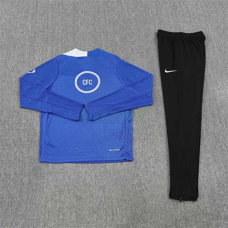 Sudadera De Entrenamiento Chelsea 2025/2026 Kit Azul Real (EDICIÓN JUGADOR)