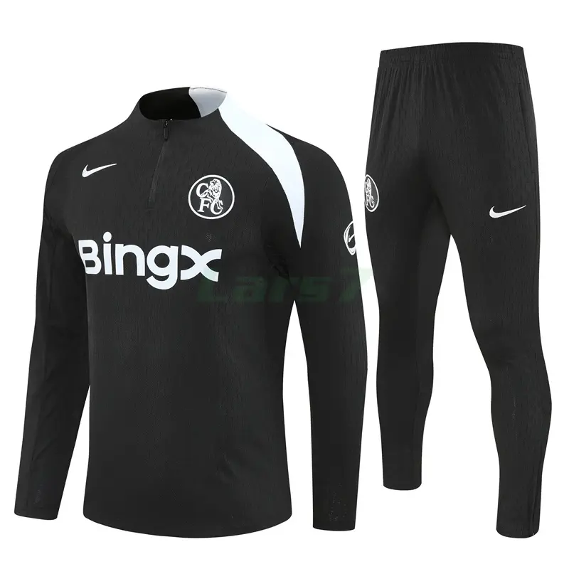 Sudadera De Entrenamiento Chelsea 2025/2026 Kit Negro (EDICIÓN JUGADOR)