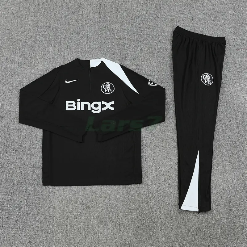 Sudadera De Entrenamiento Chelsea 2025/2026 Kit Negro (EDICIÓN JUGADOR)