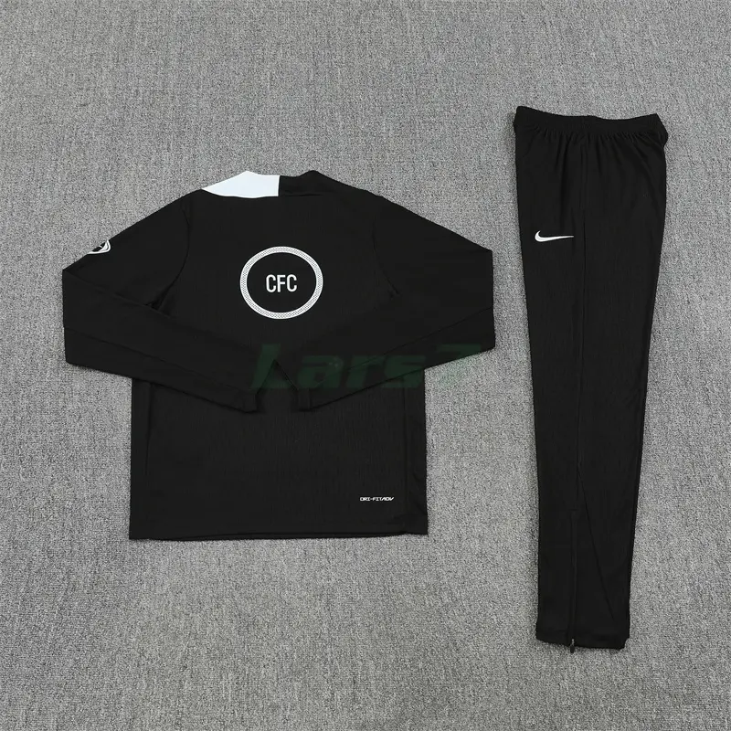 Sudadera De Entrenamiento Chelsea 2025/2026 Kit Negro (EDICIÓN JUGADOR)