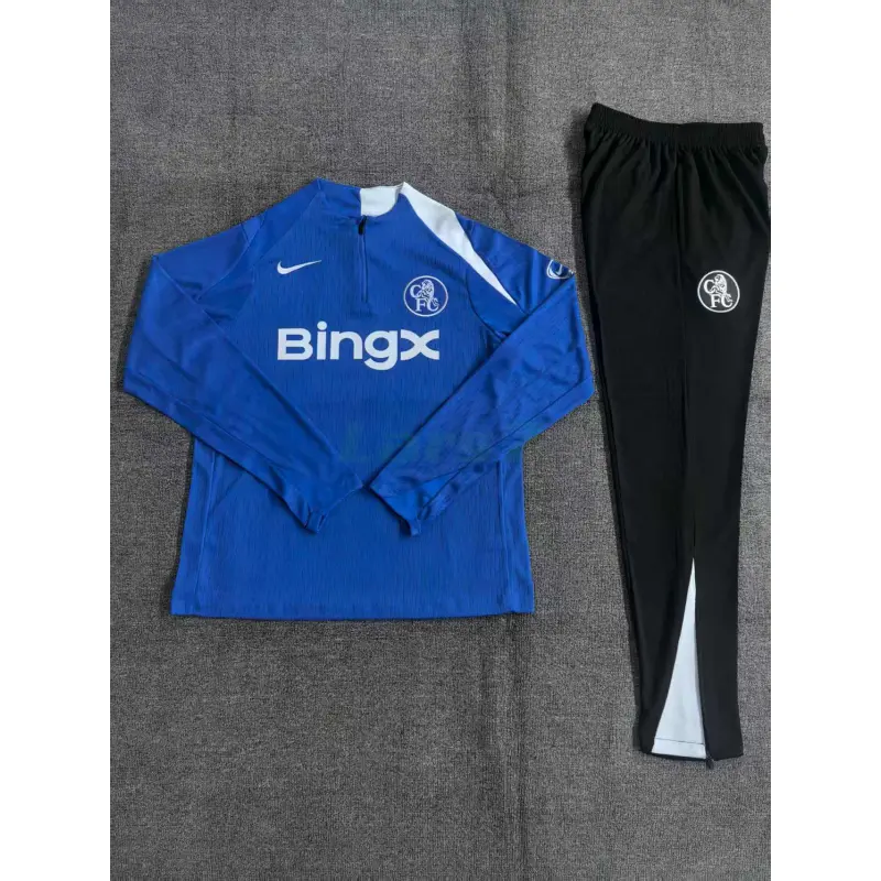 Sudadera De Entrenamiento Chelsea 2025/2026 Niño Kit Azul Real (EDICIÓN JUGADOR)