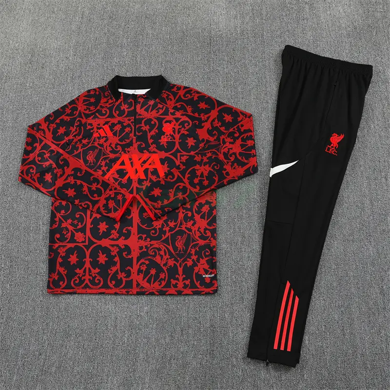 Sudadera De Entrenamiento Liverpool 2025/2026 Kit Rojo con Estampado
