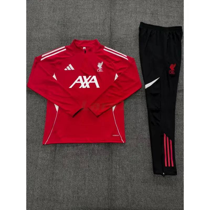 Sudadera De Entrenamiento Liverpool 2025/2026 Niño Kit Rojo/Blanco