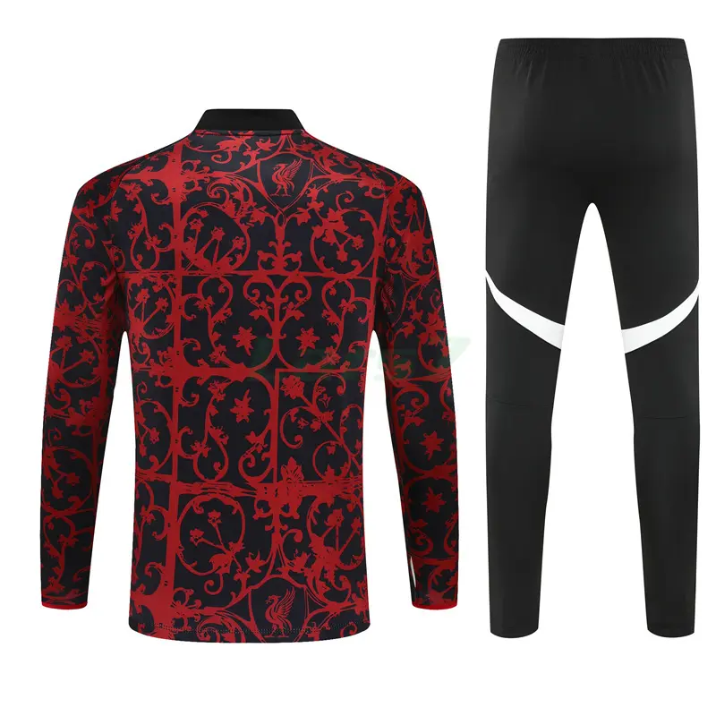 Sudadera De Entrenamiento Liverpool 2025/2026 Niño Kit Rojo con Estampado
