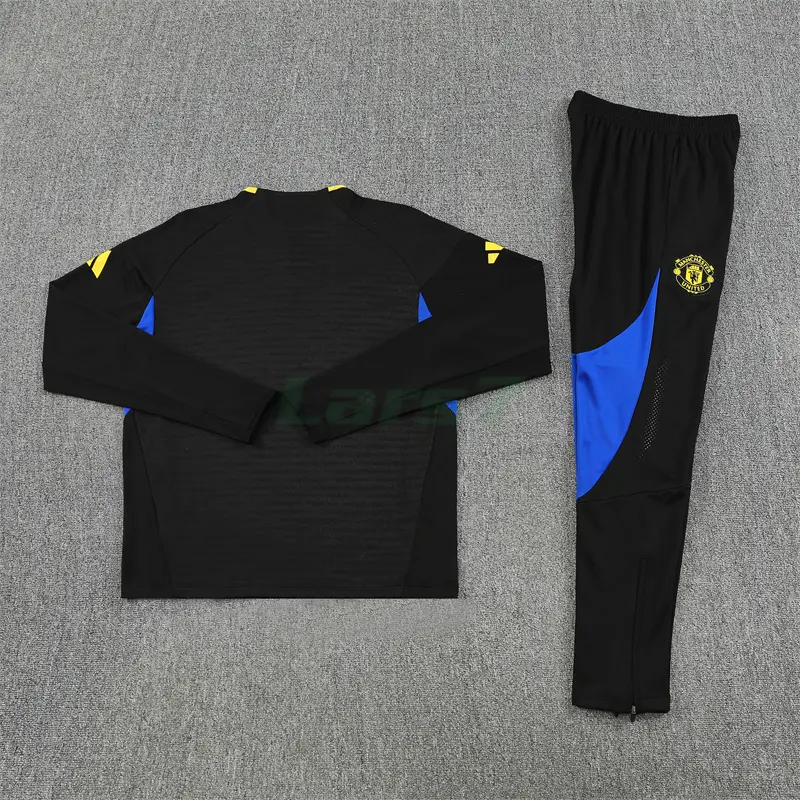 Sudadera De Entrenamiento Manchester United 2025/2026 Kit Negro (EDICIÓN JUGADOR)