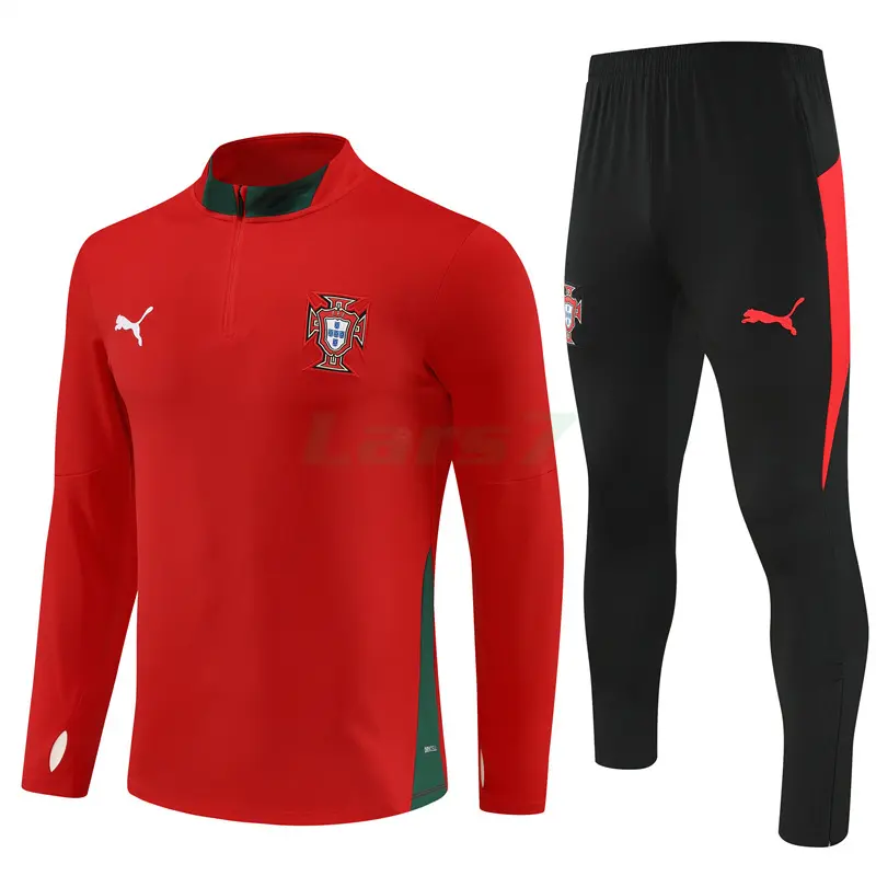Sudadera De Entrenamiento Portugal 2025/2026 Kit Rojo