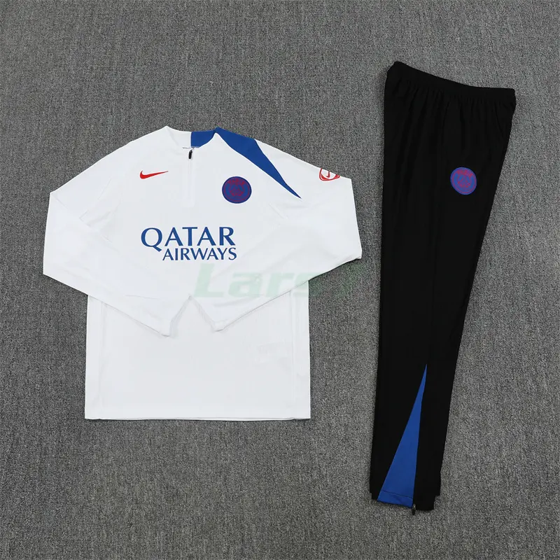 Sudadera De Entrenamiento PSG 2025/2026 Kit Blanco (EDICIÓN JUGADOR)