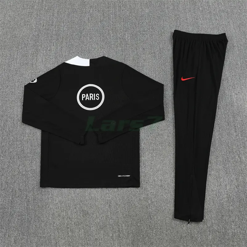 Sudadera De Entrenamiento PSG 2025/2026 Kit Negro (EDICIÓN JUGADOR)