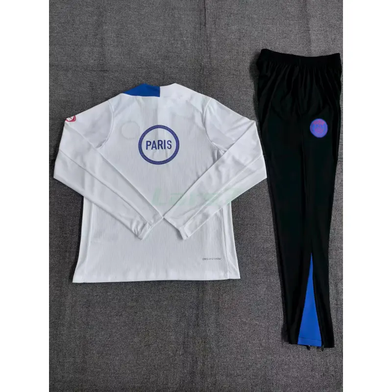 Sudadera De Entrenamiento PSG 2025/2026 Niño Kit Blanco (EDICIÓN JUGADOR)