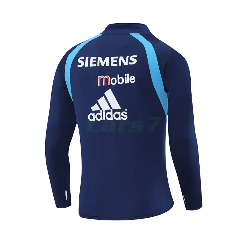 Sudadera De Entrenamiento Real Madrid Retro 2003/04 Azul Marino