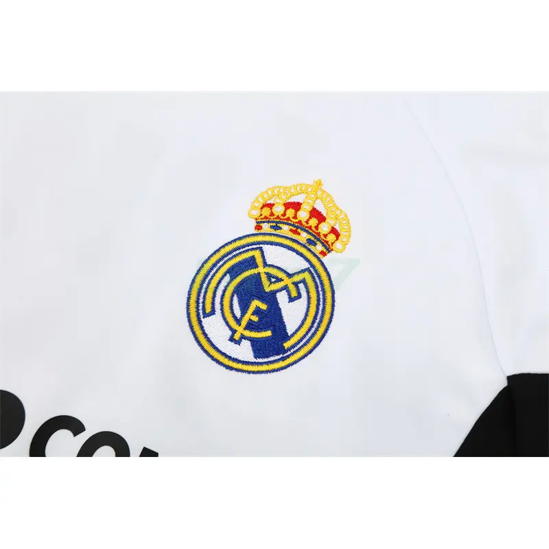 Sudadera De Entrenamiento Real Madrid Retro 2008/09 Blanco