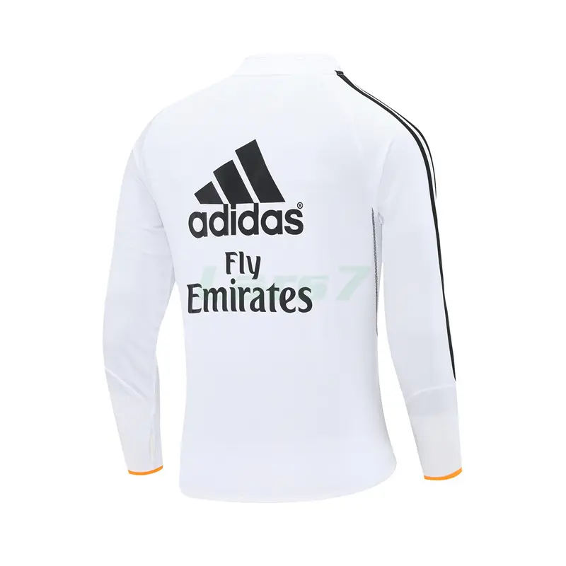 Sudadera De Entrenamiento Real Madrid Retro 2013/14 Blanco