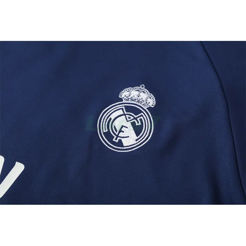 Sudadera De Entrenamiento Real Madrid Retro 2016/2017 Azul Marino