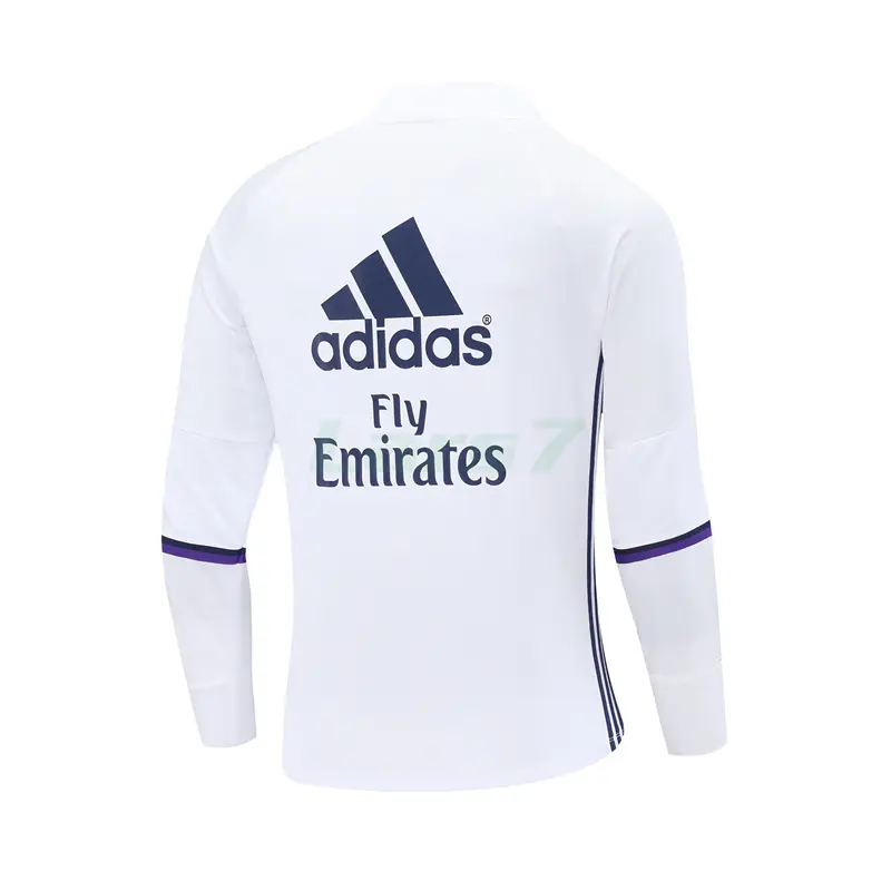 Sudadera De Entrenamiento Real Madrid Retro 2016/2017 Blanco