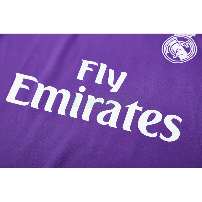 Sudadera De Entrenamiento Real Madrid Retro 2016/2017 Morado