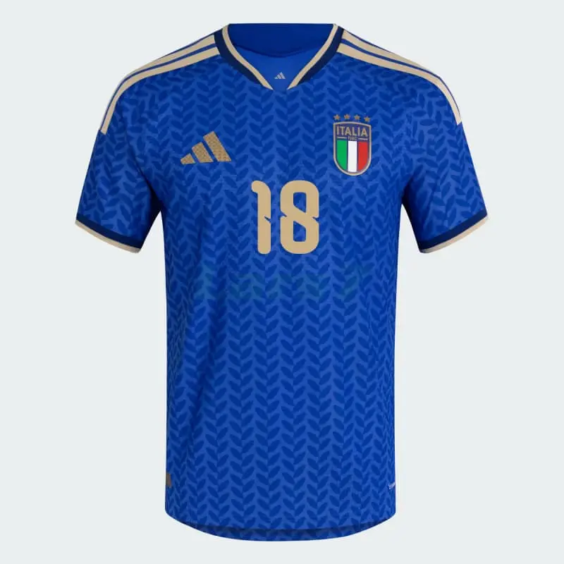 Camiseta Barella 18 Italia 1ª Equipación 2026 Azul