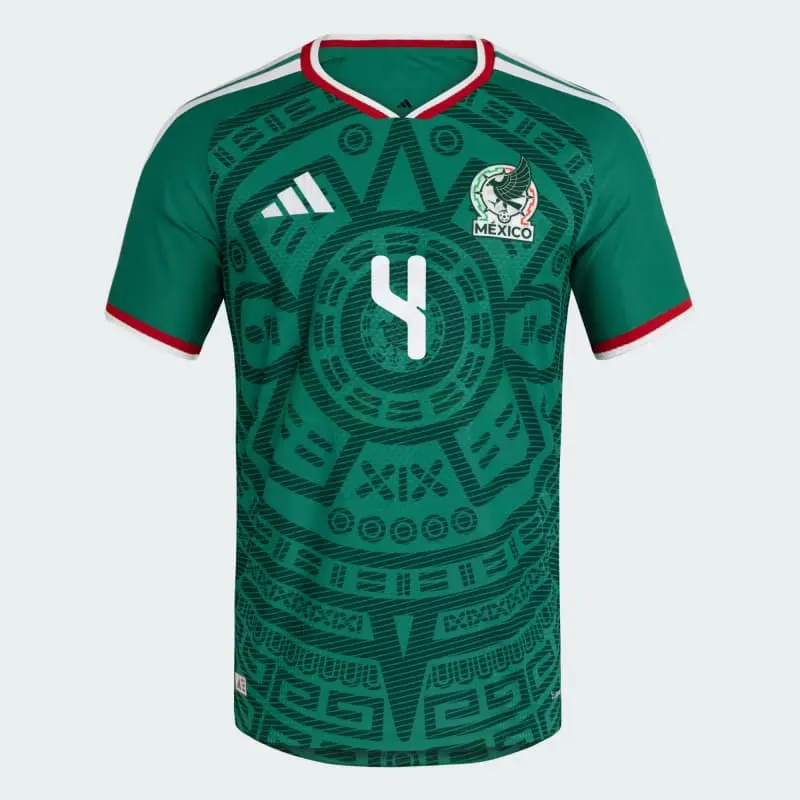 Camiseta E.Álvarez 4 México 1ª Equipación 2026 Verde