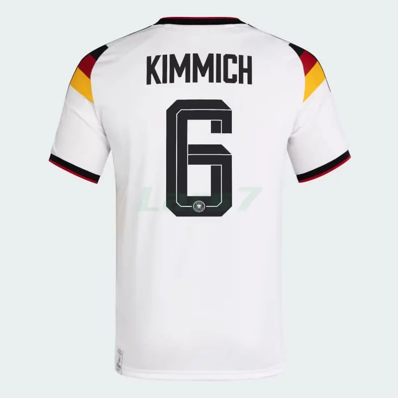 Camiseta Kimmich 6 Alemania 1ª Equipación 2026 Blanco