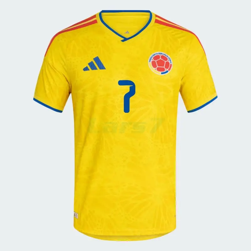 Camiseta Luis Días 7 Colombia 1ª Equipación 2026 Amarillo