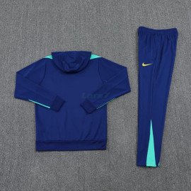 Sudadera de Entrenamiento Brasil 2025/2026 con Capucha Kit Azul