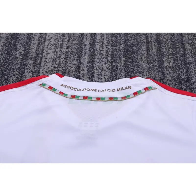 Camiseta AC Milan 2ª Equipación Retro 2011/12 Blanco Niño Kit