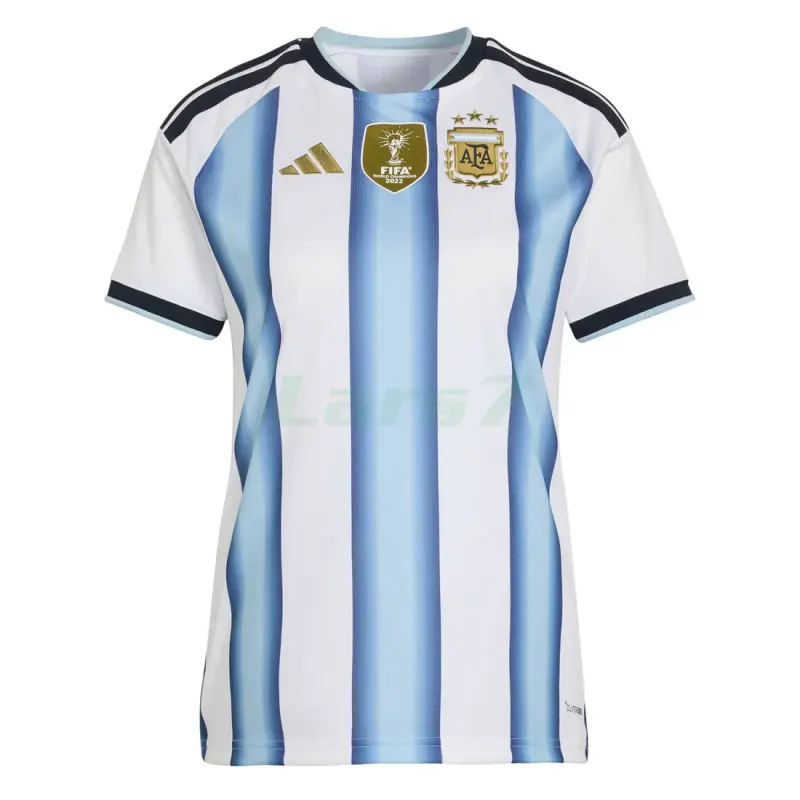 Camiseta Argentina 1ª Equipación 2026 Azul/Blanco Mujer con FIFA2022