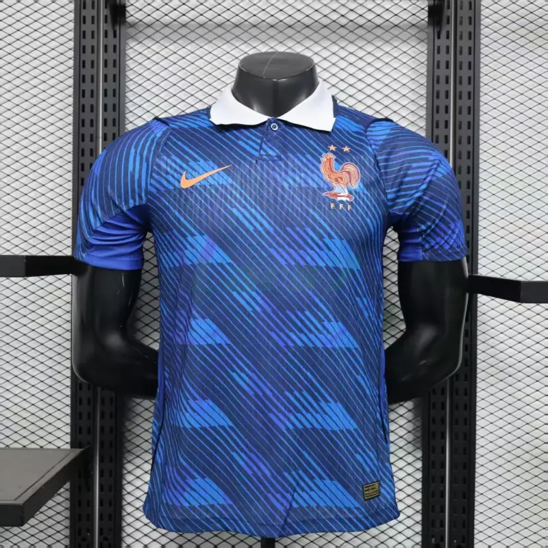 Camiseta Francia 1ª Equipación Mundial 2026 Azul (EDICIÓN JUGADOR)