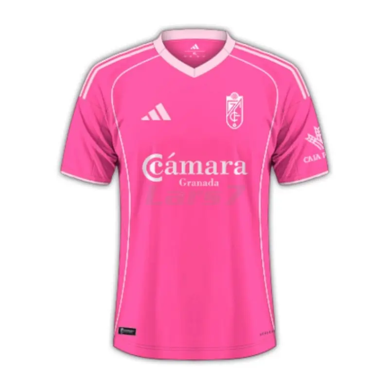 Camiseta Granada 4ª Equipación 2025/2026 Rosa con Parche La Liga
