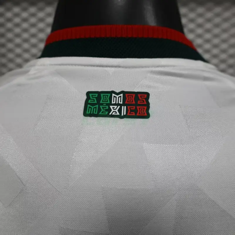 Camiseta México 2ª Equipación Mundial 2026 Blanco (EDICIÓN JUGADOR)