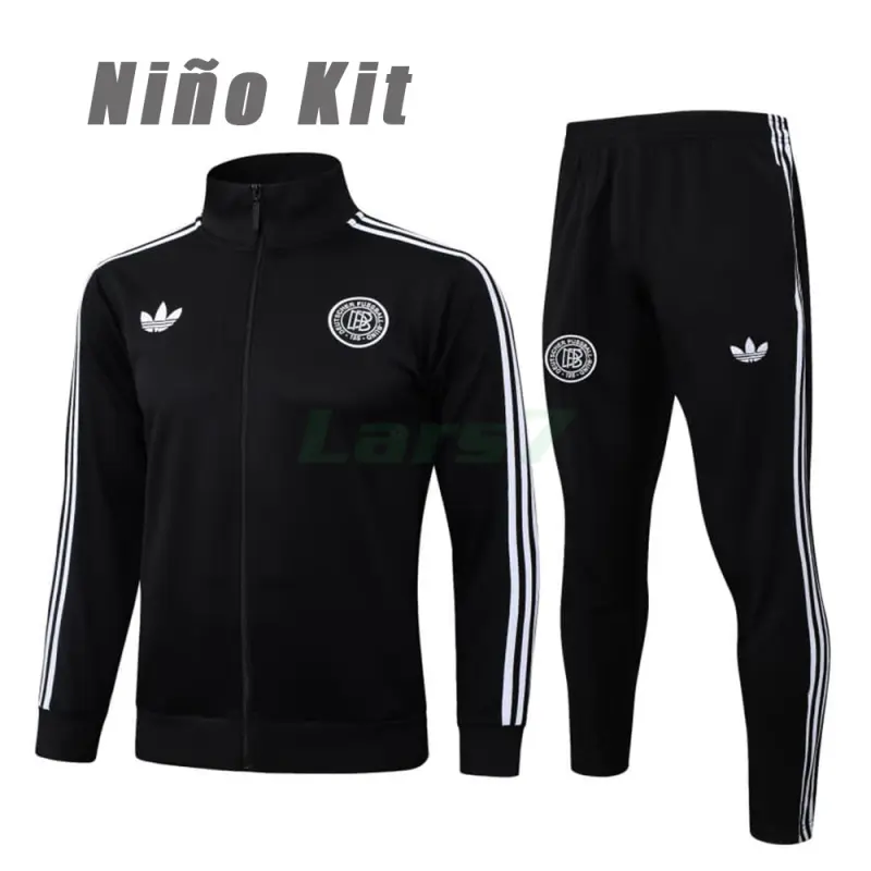 Chandal Alemania 125 Aniversario 2025/2026 Niño Negro Edición Conmemorativa