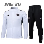 Chandal Inter Miami 2025/2026 Niño Blanco/Gris