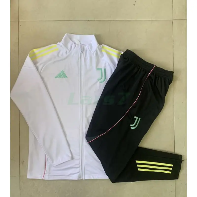 Chandal Juventus 2025/2026 Niño Blanco con Logotipo Verde