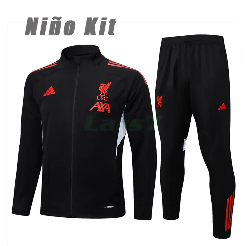 Chandal Liverpool 2025/2026 Niño Negro