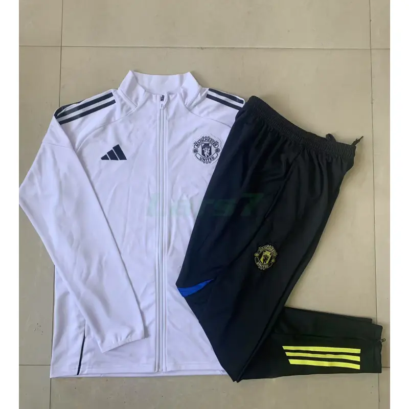 Chandal Manchester United 2025/2026 Niño Blanco/Azul