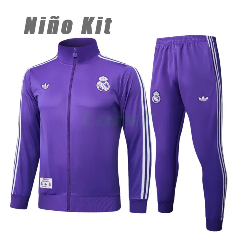 Chandal Real Madrid 2025/2026 Niño Retro Morado