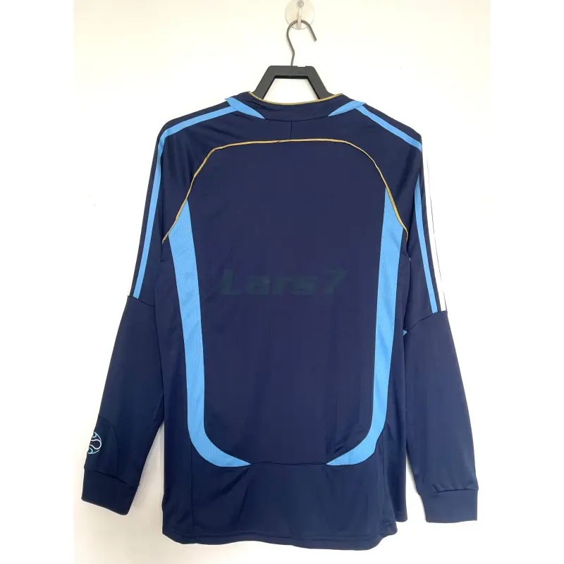 Camiseta Argentina 2ª Equipación Retro 2006 ML Azul Marino