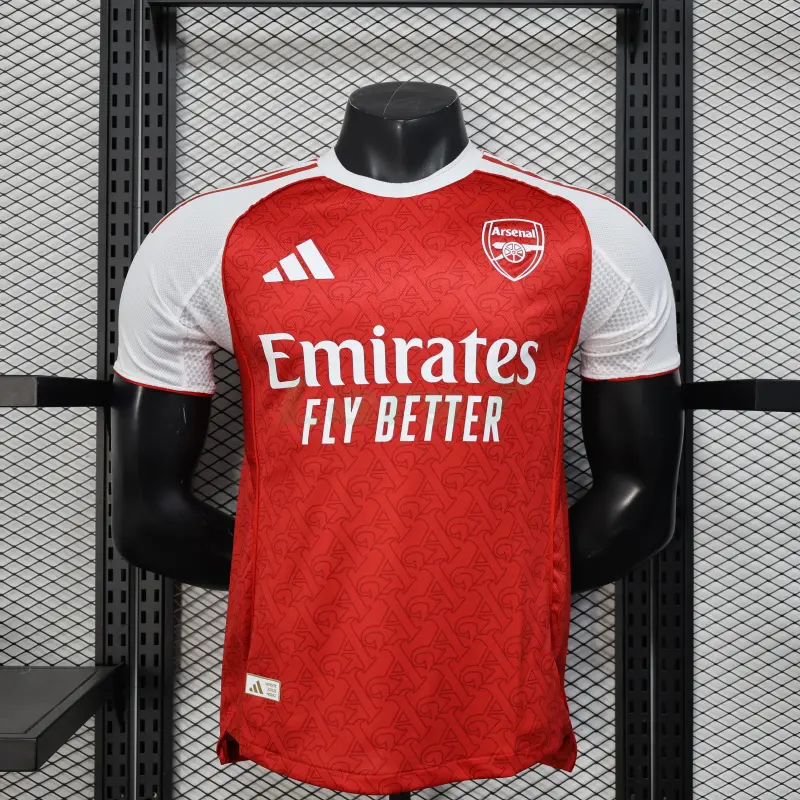 Camiseta Arsenal 1ª Equipación 2025/2026 Rojo (EDICIÓN JUGADOR)