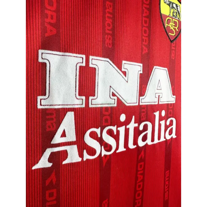 Camiseta AS Roma 1ª Equipación Retro 1999/00 ML Rojo