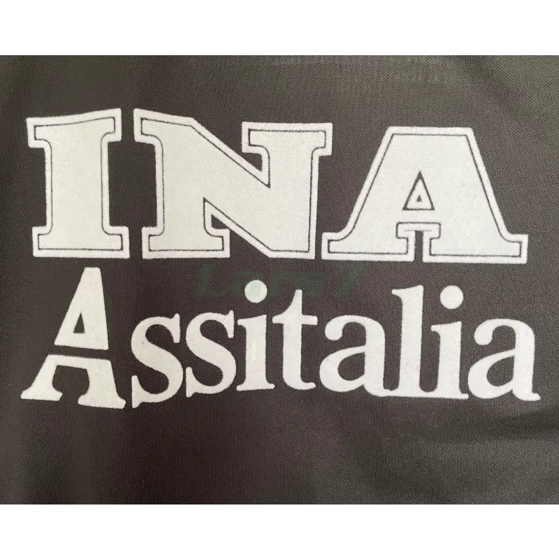 Camiseta AS Roma 3ª Equipación Retro 1998/99 ML Negro/Naranja/Gris