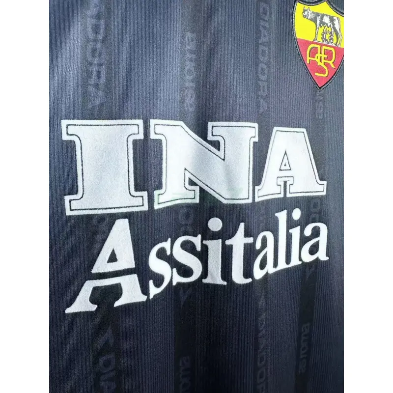 Camiseta AS Roma 3ª Equipación Retro 1999/00 ML Azul Marino