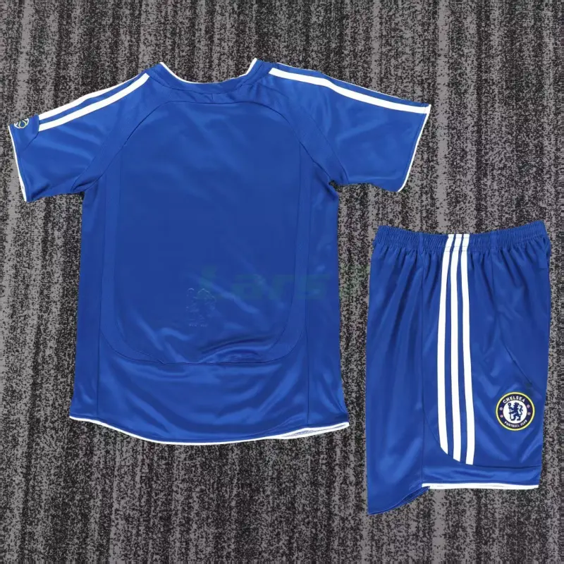 Camiseta Chelsea 1ª Equipación Retro 2006/07 Azul Niño Kit