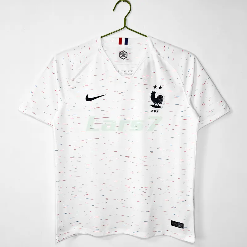 Camiseta Francia 2ª Equipación Retro 2018 Blanco
