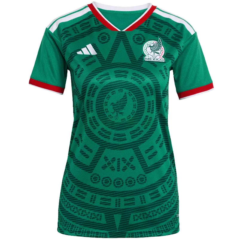 Camiseta México 1ª Equipación Mundial 2026 Verde Mujer