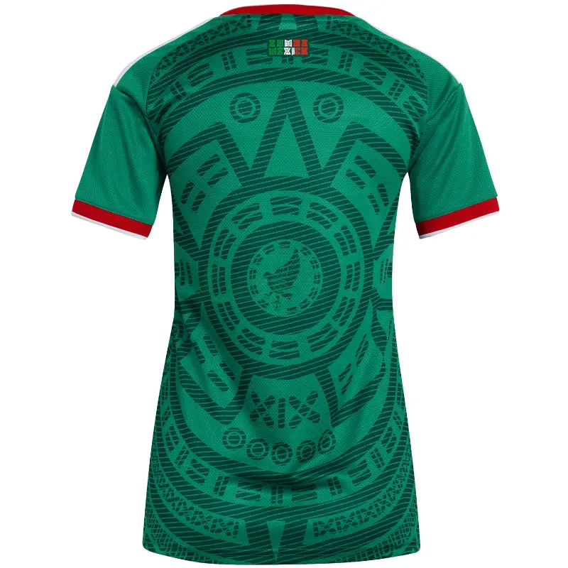 Camiseta México 1ª Equipación Mundial 2026 Verde Mujer