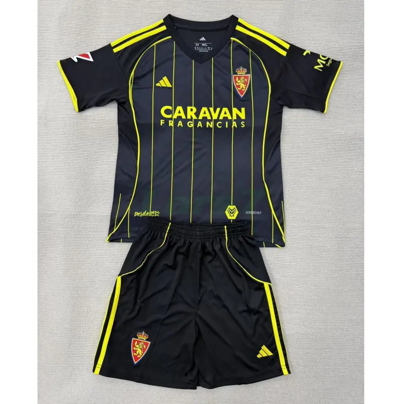 Camiseta Real Zaragoza 2ª Equipación 2025/2026 Negro
