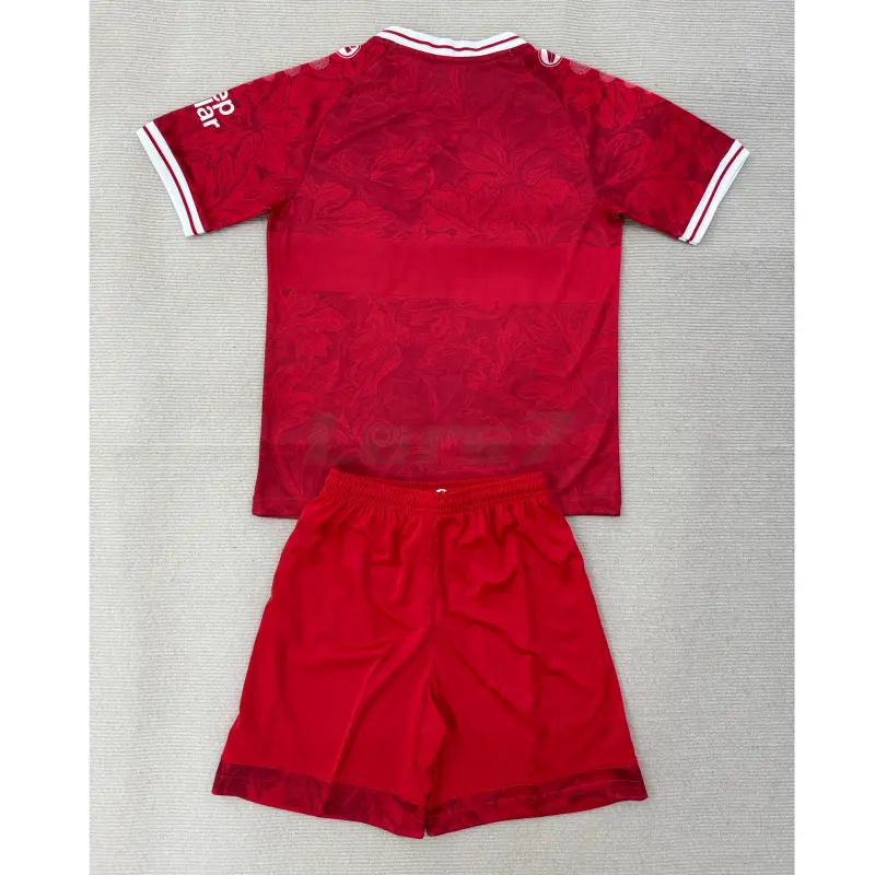 Camiseta VfB Stuttgart 2ª Equipación 2025/2026 Rojo Niño Kit