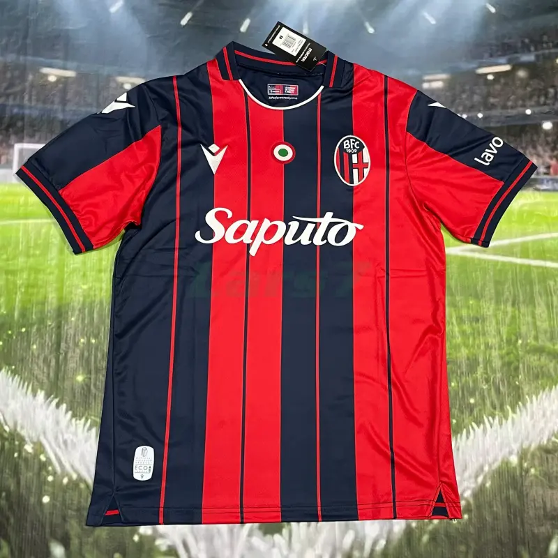 Camiseta Bologna 1ª Equipación 2025/2026 Rojo/Azul